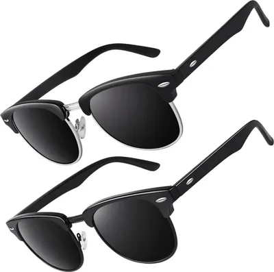 Produktbild von CGID Sonnenbrille Herren Damen Retro Vintage Halbrahmen Polarisiert UV400 Schutz