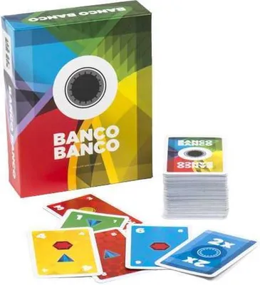 Imagen del producto de Juego de cartas "Banco Banco", de 2 a 4 jugadores, duración aproximada: 30 minutos, ideal para juegos familiares