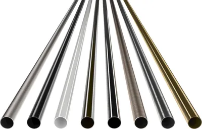 Obrázek produktu pro MDEKOR kovová trubka pro záclonovou kolejnici, 16 mm, černá matná, 200 cm