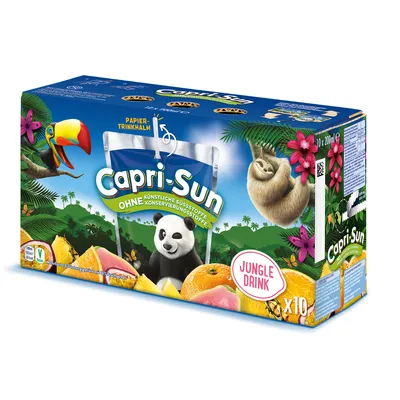 Obrázek produktu pro Capri Sun Jungle Drink 10x200ml balení s ovocnou šťávou 2000ml