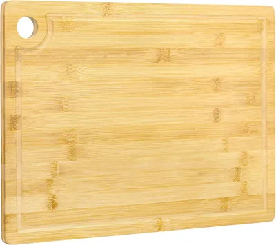 Produktbild von Bambus Schneidebrett, nachhaltig, 40x30 cm, für Küche und Grillen