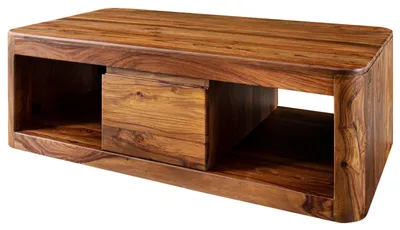 Immagine prodotto di MASSIVMOEBEL24 | tavolino da salotto in legno di Sheesham / Acacia 118x65x40 noce cerato TORONTO #252