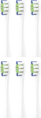 Produktbild von OCLEAN Aufsteckzahnbürste Professional clean 6er Pack weiss