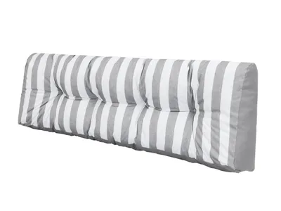 Produktbild von Palettenkissen, Gartenkissen, Liegestuhl, Treffpunkt, Partyplatz, mit der Möglichkeit, nach Belieben zu arrangieren, Asche Ökoleinen, 120 x 40 cm