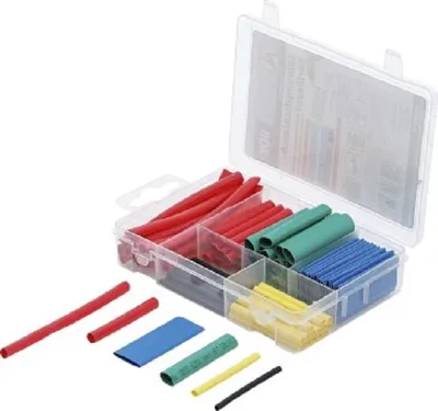 Obrázek produktu pro KRAFTMANN 88150 Smršťovací bužírky, barevné, 90 ks.