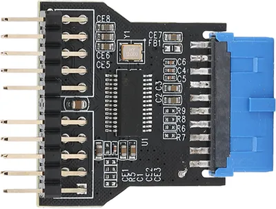 Produktbild von USB 3.0 19pin Adapter auf Dual 9Pin Adapter,USB 3.0 19pin Female Header Adapter,USB 3.0 Female Header Splitter,USB 3.0 19PIN Splitter Motherboard,Motherboard USB 3.0 19pin Header Adapter,USB Header Splitter