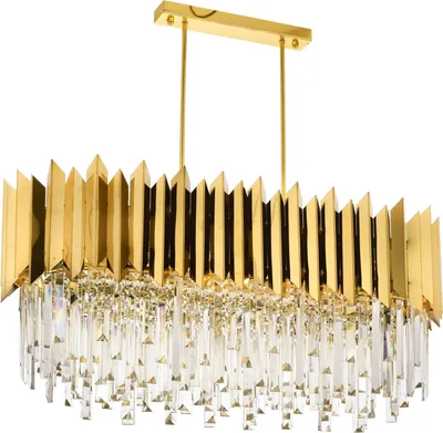 Produktbild von Opviq, Av- AvAUR, Gold, Kronleuchter, 80x85x40 cm, Metallkörper