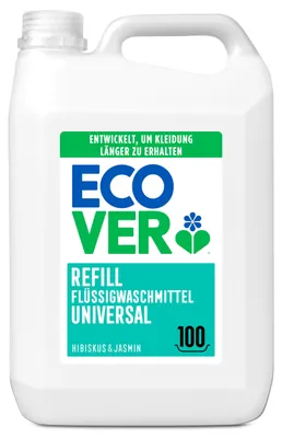 Produktbild von Ecover Waschmittel Universal Hibiskus & Jasmin (5L/100 Waschladungen), Flüssigwa