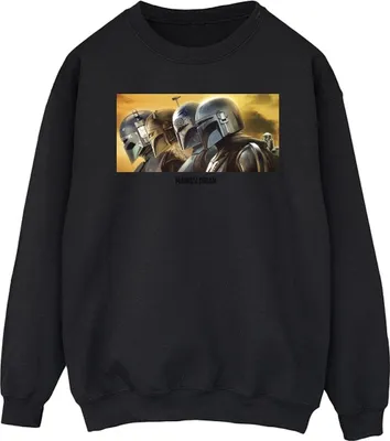 Produktbild von Star Wars - "The Mandalorian" Sweatshirt für Herren BI46695 (XL) (Schwarz)