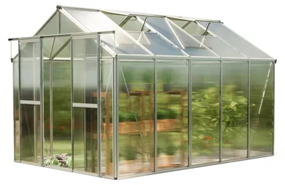 Zdjęcie produktu dla GFP szklarnia SAPHIR 5 rama aluminiowa 259x322 cm - płytami poliwęglanowymi ok. 8 mm