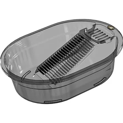 Produktbild von Waschbecken groß mit integriertem Waschbrett, Tragbare PET Kunststoff Schüssel, Rutschfest für Haushalt & Wäsche