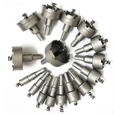 Gatenzaagset Hartmetall 23-tlg. 16–100 mm TCT-Bohrer