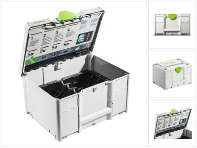 Produktbild von Festool SYS-STF D 150 4S Systainer³ ( 576843 ) Systemkoffer mit Einlage für Schleifmittel Ø 150 mm