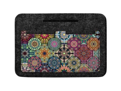 Zdjęcie produktu dla Bertoni Ekologiczny organizer do torebki wykonany z filcu - Stylowy, trwały i praktyczny dodatek do zamówienia 26x18x8 cm antracyt Valencia