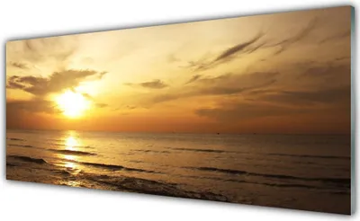 Produktbild von Acrylglasbilder 125x50 Wandbild Druck Meer Landschaft