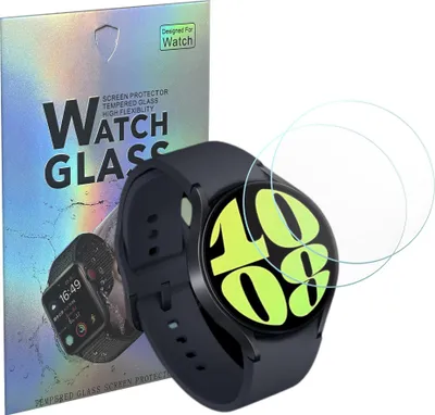 Image de Verre trempé pour Samsung Galaxy Watch 6 44mm [2 pièces] Verre de protection en verre blindé Film de protection d'écran en verre blindé Phonillico®