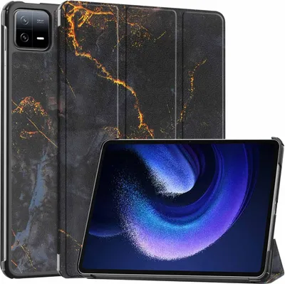 Produktbild von imoshion Design Trifold Klaphülle Xiaomi Pad 6 / 6 Pro - Black Marble