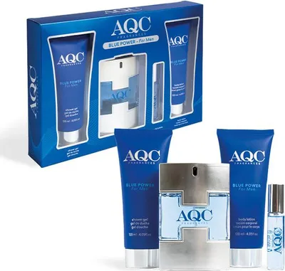 Produktbild von Elegantes Geschenkset mit Kosmetik für Männer Blue Power for men AQC