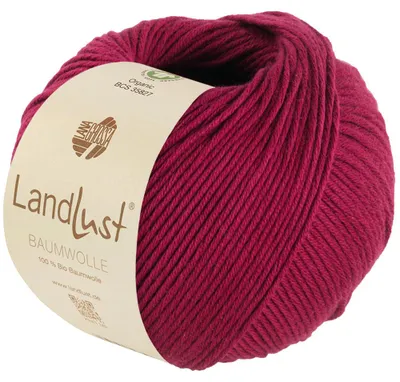 Produktbild von Lana Grossa - Landlust Baumwolle GOTS 0023 weinrot