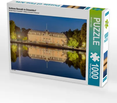 Produktbild von CALVENDO Puzzle Schloss Benrath in Düsseldorf | 1000 Teile Lege-Größe 64x48cm Foto-Puzzle für glückliche Stunden