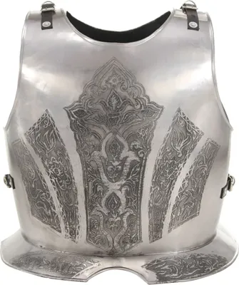 Image de vidaXL Chevalier médiéval Armure Cuirasse Réplique LARP Argent Acier