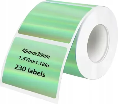 Image de Étiquettes autocollantes de rechange pour Phomemo M110 M200 M220 M221 40x30