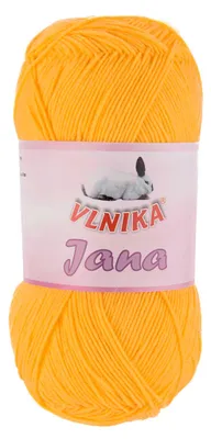 Produktbild von 100g Strickgarn Jana Häkelgarn Strickwolle Häkelwolle Baby-Wolle, Farbauswahl, Farbe:hellorange