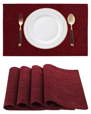 Produktbild von Set mit 4 Leinentischsets für die Tischdekoration
