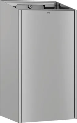 Immagine prodotto di Cestino KWC AR, EXOS, acciaio inox, montaggio esterno, 300x572x250 mm, 30l