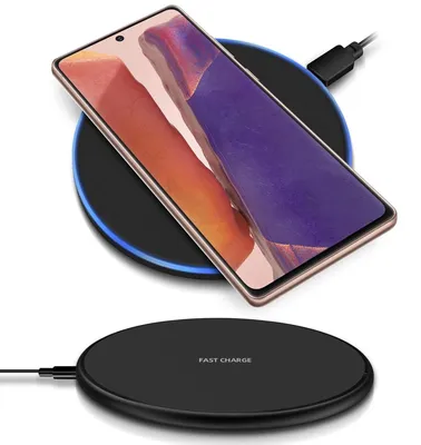 Produktbild von QI Wireless Schnell Ladegerät für Samsung Galaxy Note 20 Kabellos Ladestation