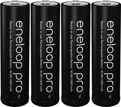 Produktbild von 4X Eneloop PRO AA Akkus 1,2V 2500mAh wiederaufladbar + gratis Akkubox Modell 23