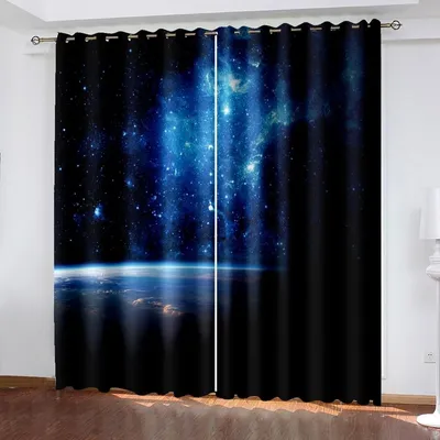 Imagen del producto de Cortinas térmicas opacas para dormitorio, juego de 2