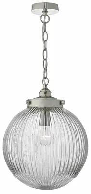 Zdjęcie produktu dla Wisząca lampa szklana kula TAMARA TAM0138 srebrny przezroczysty