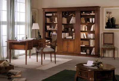 Produktbild von Tisch Schreibtisch Sekretär Schreibtische Italienische Möbel Stuhl Set Büro 2tlg