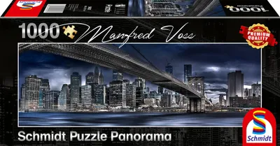 Obrázek produktu pro Schmidt Spiele New York, Dark Night, 1000 kusů, Město, 12 rok/roky