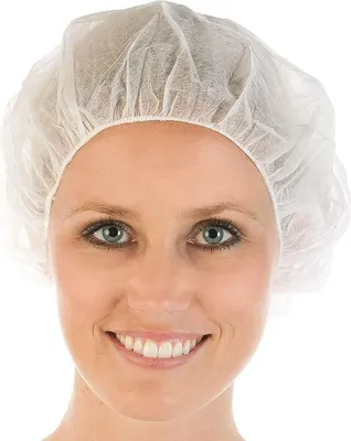 Produktbild von HYGONORM Barret-Haube "BETTINA", PP-Vlies, weiß