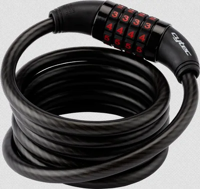 Image de Antivol à câble CYTEC Spiral 180 Code NOIR -