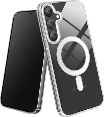 Produktbild von Avizar, MagSafe Stoßfeste Schutzhülle für Samsung S24 / S25, Verstärkte Ecken, Transparent