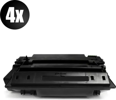 Produktbild von 4x Eurotone Toner Alternative für HP CE255X Black Schwarz