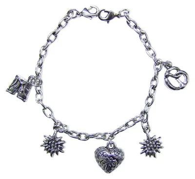 Produktbild von Dirndl Charivari Kette mit Herz