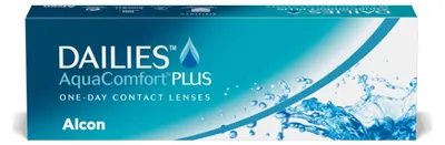 Image de Alcon Dailies AquaComfort PLUS Dioptrie: -1.75, BC: 8.70, DIA: 14.00, 30 lentilles