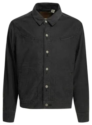 Produktbild von Levi's Herrenweste, schwarz, aus Baumwollvelours – Größe XL