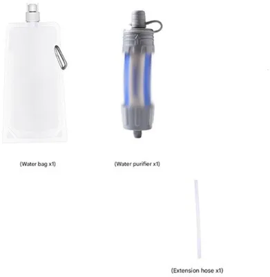 Zdjęcie produktu dla Przenośny filtr do użytku awaryjnego na zewnątrz, przenośny filtr do wody, filtr do użytku poza domem, na kemping i do aktywności na świeżym powietrzu
