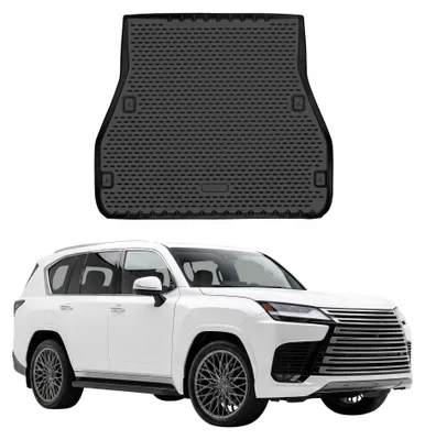Image de OMAC Tapis de coffre pour Lexus LX600 2022-2026 en caoutchouc TPE Noir, Image générée par une IA