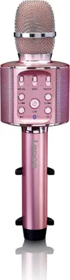 Obrázok produktu pre Lenco BMC-090, Karaoke mikrofón, 2404 - 2480 Hz, Káblový a bezdrôtový, Bluetooth/3.5 mm, 10 m, USB Typ-A