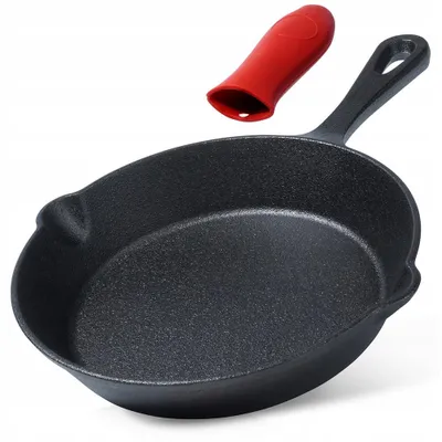 Obrázek produktu pro Vilde litinová pánev se silikonovou rukojetí pro indukci 20 cm