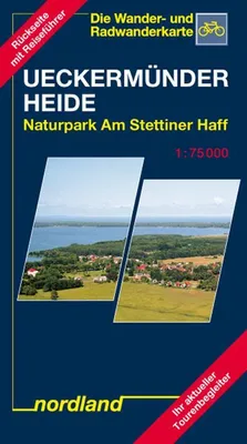 Image de Côte allemande de la mer Baltique 08. Ueckermünder Heide / Oderhaff 1 : 75 000