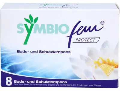 Produktbild von SYMBIOfem Protect Bade und Schutztampon, 8 St. Tampons