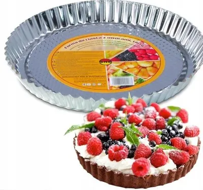 Produktbild von Backblech für PIZZA-Törtchen 27,5 SILBER