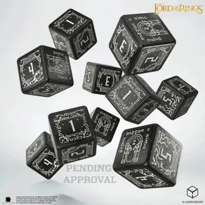 Produktbild von Q-Workshop Moria The Lord Of The Rings 10 × D6 Dice Set